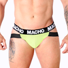 Macho Underwear MACHO MX28FA Athletic Jockstrap Geltona M - Breathable Lycra Support