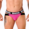 Macho Underwear Rožinė MACHO MX28FR Jockstrap XL Rožinė Neon - Anatomical Lycra Support
