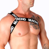 Macho Underwear Macho Roman Harness Baltas L/XL - Adjustable Elastic Fashion Priedas