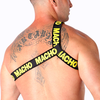 Macho Underwear MACHO Roman Elastic Harness Geltona S/M - Adjustable Unisex Priedas