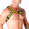 Macho Underwear MACHO Roman Elastic Harness Geltona S/M - Adjustable Unisex Priedas