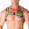 Macho Underwear MACHO Roman Elastic Harness Geltona S/M - Adjustable Unisex Priedas