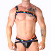 Macho Underwear Macho Roman Harness L/XL - Adjustable Elastic Body Priedas Pride Edition