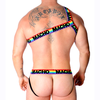 Macho Underwear Macho Roman Harness PRIDE S/M - Elastic Adjustable Fashion Priedas