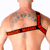 Macho Underwear Macho Roman Harness Raudona L/XL - Adjustable Elastic Unisex Body Priedas