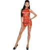 Me Seduce Dresses Me-Seduce Gwen Dress Bare Back Raudona L/XL - Elegant Open-Back Party Dress