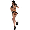 Me Seduce Set Me-Seduce Babette Lingerie Set Juodas XXL/XXXL - Elegant Ruffled Design