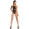 Me Seduce Teddies Me-Seduce Samantha Juodas Teddy L/XL - Elegant Strappy Bodysuit