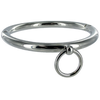 Metal Hard Steel Collar with O-Ring, 18 cm, Shiny Finish, Adjustable