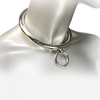 Metal Hard Steel Collar with O-Ring, 18 cm, Shiny Finish, Adjustable