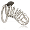 METAL HARD Stainless Steel Cage System 35mm - Chastity Lock Kit