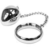 Metal Hard Stainless Steel 45mm Ring with 17cm Chain and 45mm Ball