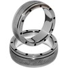 METAL HARD Steel Anatomical Intimate Ring 40mm Ergonomic Design