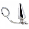 Metal Hard Stainless Steel Dual Function Ring with Plug 80x55mm