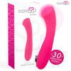 MORESSA Celso Premium Silicone Rechargeable Massager 16cm Atsparus vandeniui