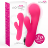 Rožinė Moressa Jerry Premium Silicone Dual Motor Intimate Machine, 30 Modes, Rožinė