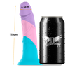 Mythology Fantasy Dildo MYTHOLOGY Asher Pastel Silicone Intimate Device M 18cm Flexible Base