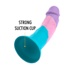 Mythology Fantasy Dildo MYTHOLOGY Asher Pastel Silicone Intimate Device M 18cm Flexible Base