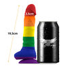 Mythology Fantasy Dildo MYTHOLOGY Corey Pride L Silicone Fantasy Device Suction Base Rainbow
