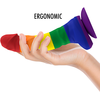 Mythology Fantasy Dildo MYTHOLOGY Corey Pride L Silicone Fantasy Device Suction Base Rainbow