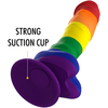 Mythology Fantasy Dildo MYTHOLOGY Corey Pride L Silicone Fantasy Device Suction Base Rainbow