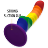 Mythology Fantasy Dildo MYTHOLOGY Her Colby Pride Silicone Model M - Flexible Suction Base