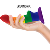 Mythology Fantasy Dildo MYTHOLOGY Her Colby Pride Silicone Model M - Flexible Suction Base