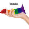 Mythology Fantasy Dildo MYTHOLOGY Garrick Pride Intimate Device M - Flexible Silicone, Suction Base