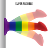 Mythology Fantasy Dildo MYTHOLOGY Garrick Pride Intimate Device M - Flexible Silicone, Suction Base