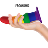 Mythology Fantasy Dildo MYTHOLOGY Kuno Pride M - Vibrating Silicone Fantasy Model, Pride Colors