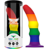 Mythology Fantasy Dildo MYTHOLOGY Kuno Pride M - Vibrating Silicone Fantasy Model, Pride Colors