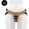 Mythology Fantasy Harness MYTHOLOGY Fantasy Adjustable Bronze Harness S/M - Vegan Comfort &amp; Versatility