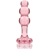 Ibiza Nebula Series Model 1 Intimate Glass Plug Rožinė 10.5cm Borosilicate