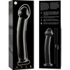 Ibiza Nebula Series Model 11 Glass Intimate Device Clear 16cm x 3cm