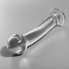 Ibiza Nebula Series Model 11 Glass Intimate Device Clear 16cm x 3cm