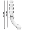 Ibiza Nebula Series Model 14 Intimate Glass System Clear 18.5cm