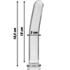 Ibiza Nebula Series Model 17 Intimate Glass Machine Clear 18.5cm