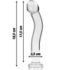 Ibiza Nebula Series Model 18 Intimate Glass Device Clear 18.5cm