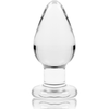 IBIZA Nebula Series Model 3 Glass Plug Transparent 11cm O5cm