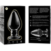 IBIZA Nebula Series Model 3 Glass Plug Transparent 11cm O5cm
