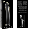 Ibiza Nebula Series Model 8 Borosilicate Glass Intimate Machine Clear 14.5cm