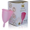 NINA KIKÍ - MENSTRUAL CUP Rožinis - SIZE L