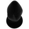 Ohmama Anal OHMAMA Silicone Plug 12 cm with Suction Cup - Medical Grade, Juodas