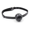 OHMAMA Fetish Adjustable Ball Gag with Vents 4.5 cm Juodas