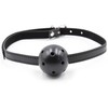 OHMAMA Fetish Adjustable Ball Gag with Vents 4.5 cm Juodas