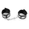 OHMAMA Fetish Adjustable Hasp-Style Ankle Restraints PVC/Metal Juodas