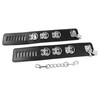 OHMAMA Fetish Adjustable Hasp-Style Ankle Restraints PVC/Metal Juodas