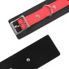 OHMAMA Fetish Adjustable Lock Buckle Wrist Restraints, Juodas PVC