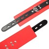Ohmama Fetish OHMAMA Locking Wrist Restraints Raudona-Juodas Adjustable Metal Chain System