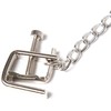 Ohmama Fetish OHMAMA Adjustable Metal Clamps with Chain - Nickel-Free, Non-Porous